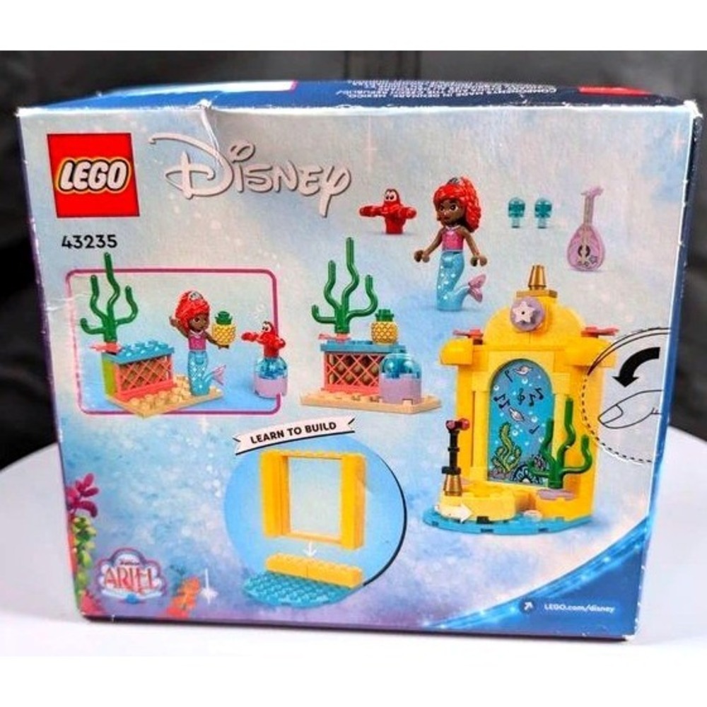 LEGO Ariel's Music Stage Disney Kids 43235 Multicolor 60 Pc Building Set Retired